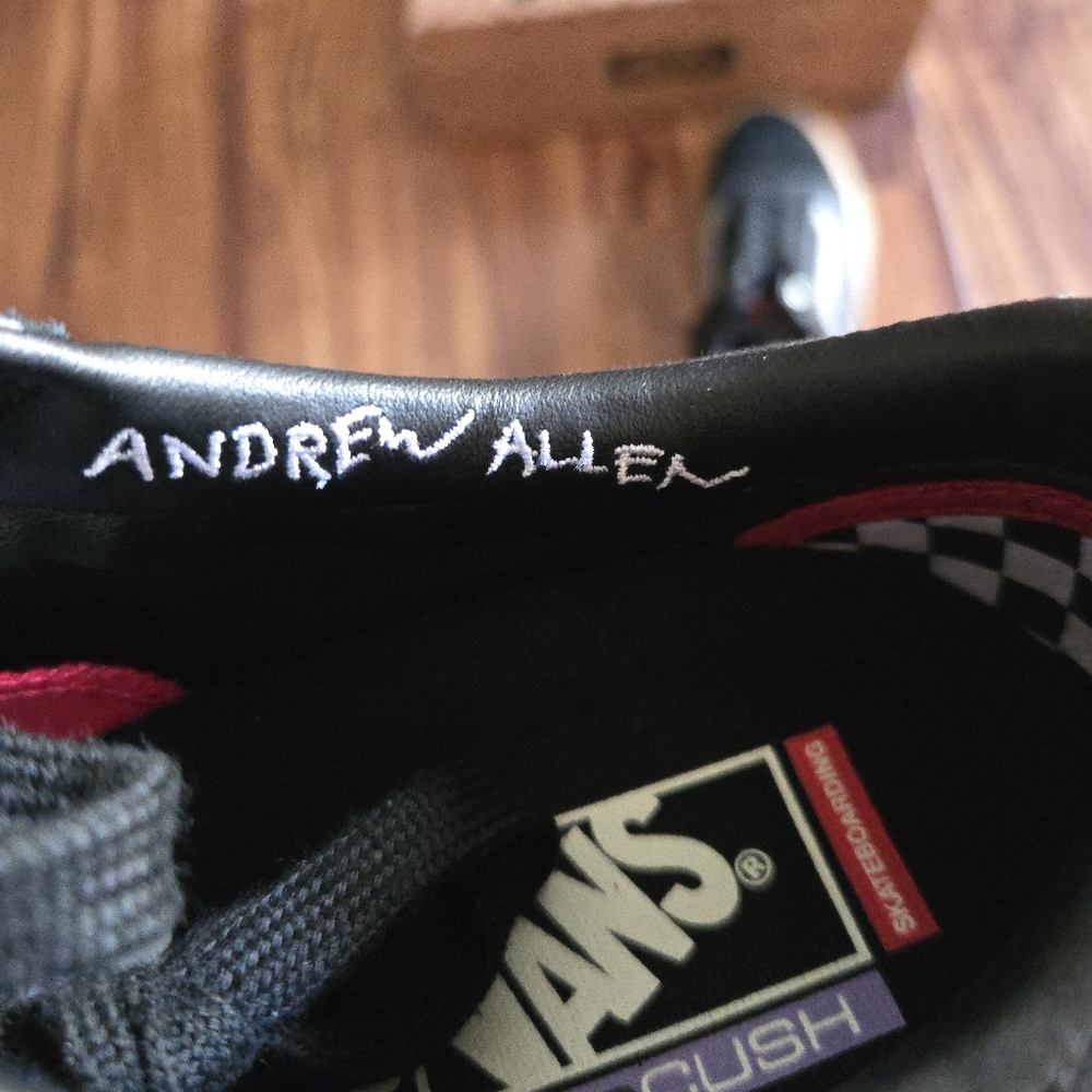 Vans Skate Old Skool Hockey Collab Women Size 9 Black Grey 022026 - Picture 8 of 10